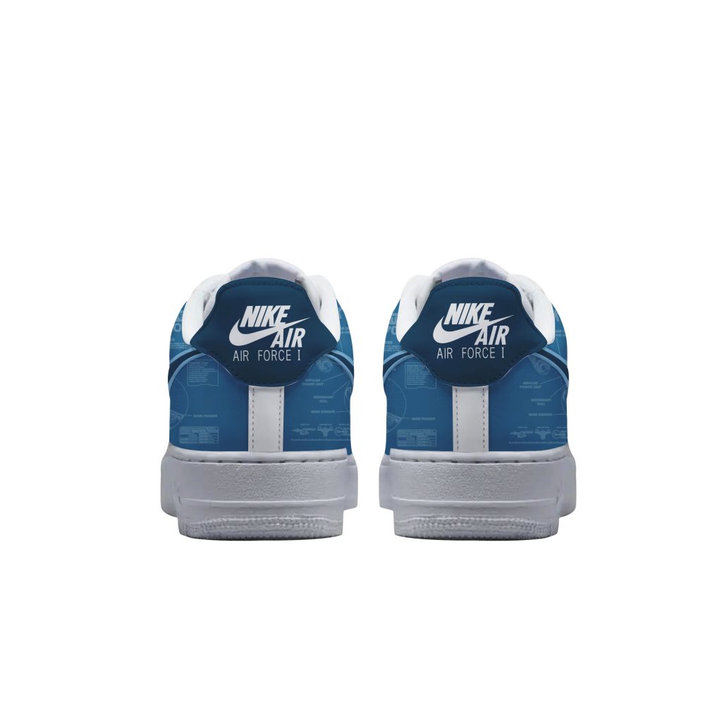 Star Trek USS Enterprise Special Air Force 1 Sneaker - Image 4