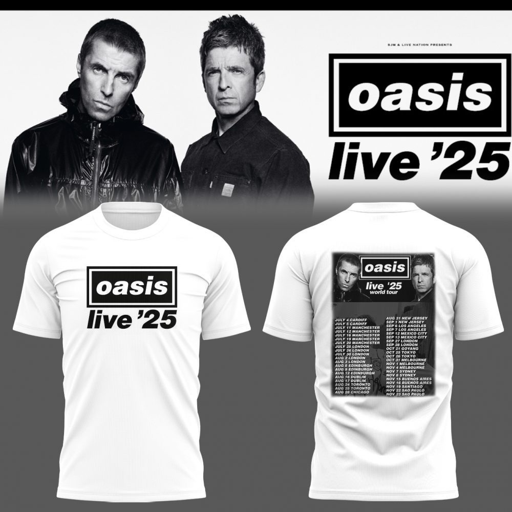 Oasis live 25 Limited Edition Shirt - White