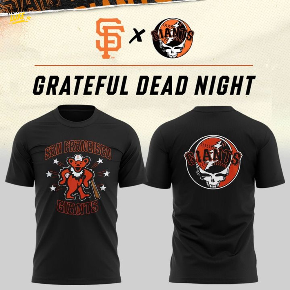 San Francisco Giants x Grateful Dead Night T-shirt - Special Edition San Francisco Giants x Grateful Dead Night T-shirt - Special Edition