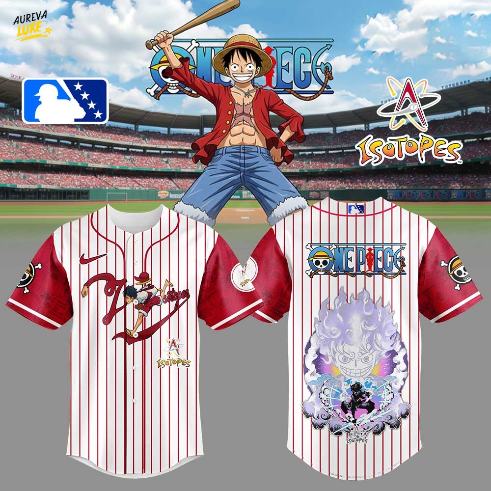 Albuquerque Isotopes Straw Hat Luffy Gear 5 Limited Jersey Albuquerque Isotopes Straw Hat Luffy Gear 5 Limited Jersey