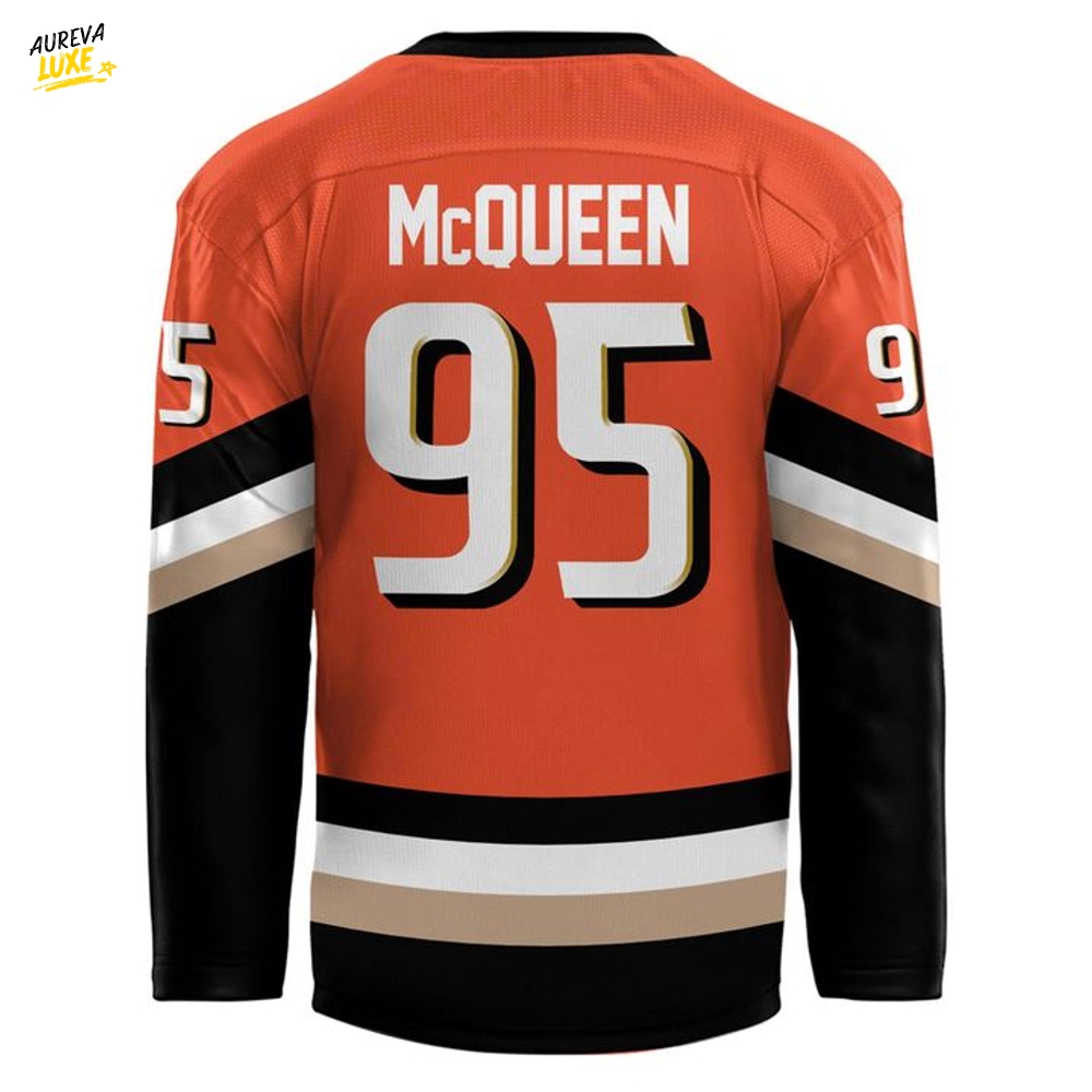 Anaheim Ducks x Lightning McQueen Special Edition Hockey Jersey Anaheim Ducks x Lightning McQueen Special Edition Hockey Jersey