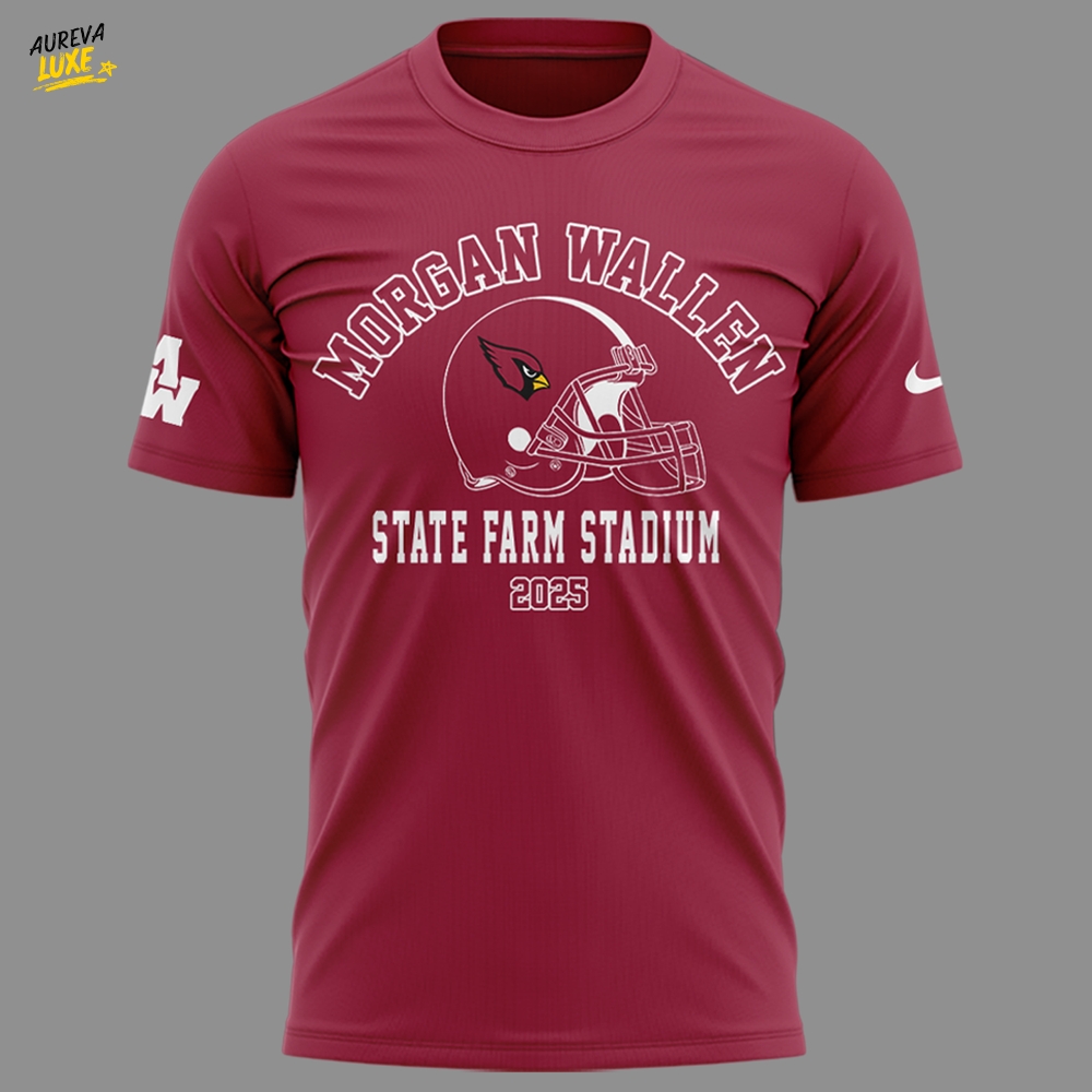 Arizona Cardinals x Morgan Wallen 2025 Tour Tee Arizona Cardinals x Morgan Wallen 2025 Tour Tee