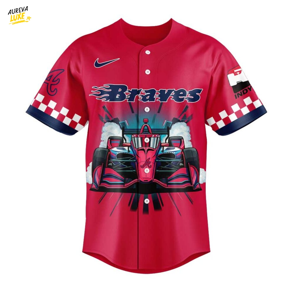 Atlanta Braves x F1 IndyCar Baseball Jersey Atlanta Braves x F1 IndyCar Baseball Jersey