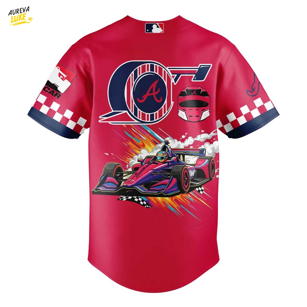 Atlanta Braves x F1 IndyCar Baseball Jersey Atlanta Braves x F1 IndyCar Baseball Jersey