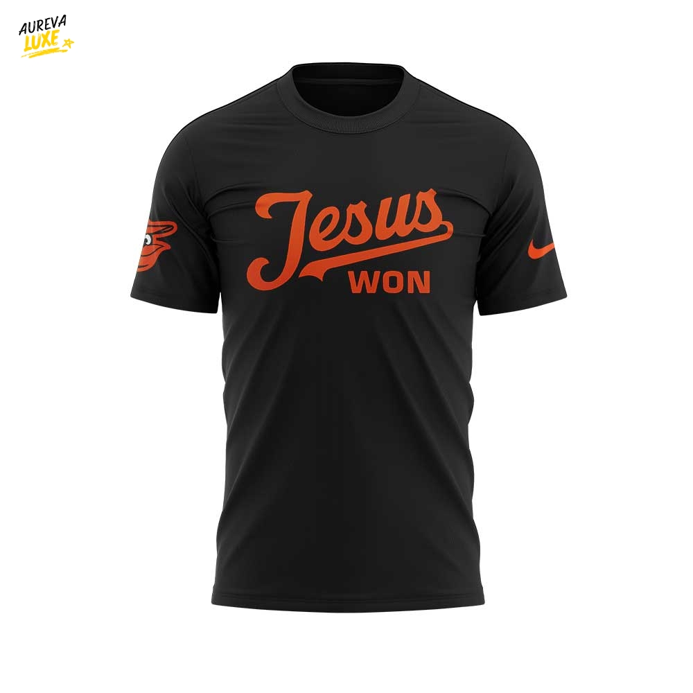 Baltimore Orioles x JESUS WON Special Tee Baltimore Orioles x JESUS WON Special Tee