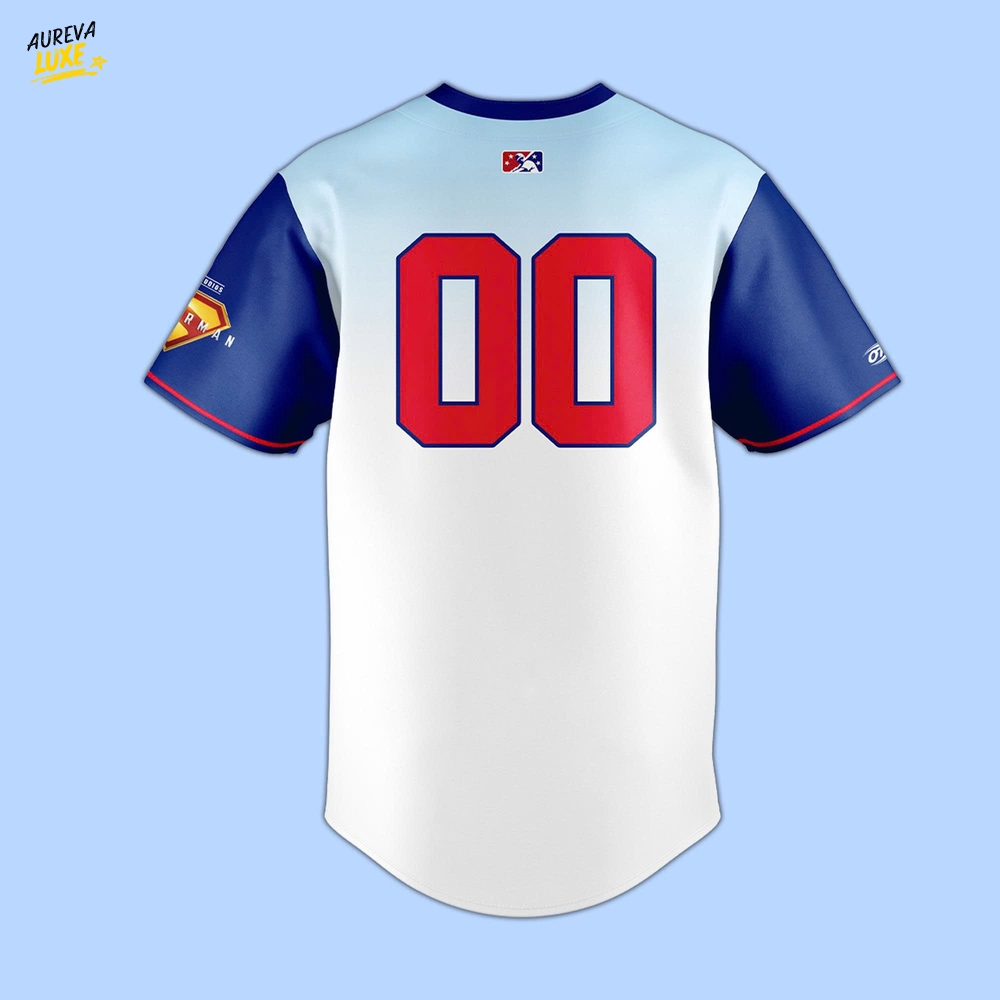 Brooklyn Cyclones Superman Night 2025 Special Edition Baseball Jersey Brooklyn Cyclones Superman Night 2025 Special Edition Baseball Jersey