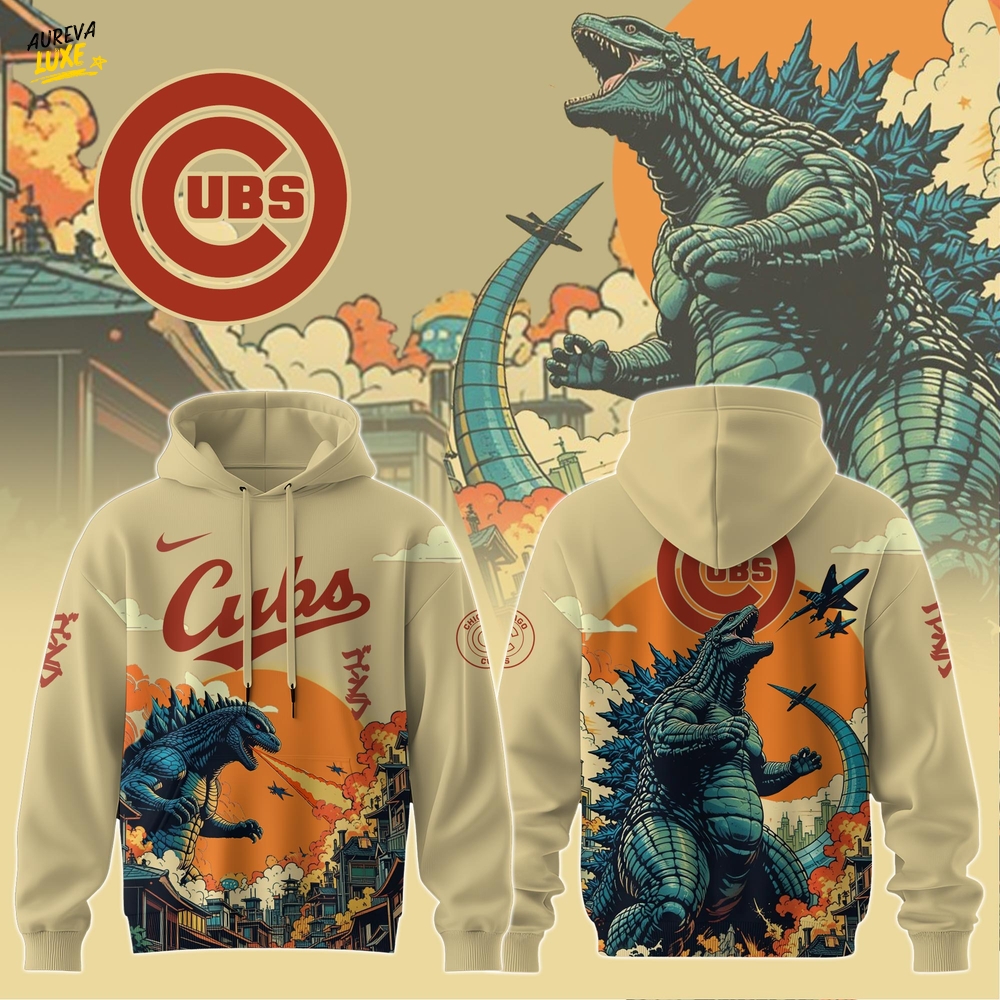 Chicago Cubs Special Godzilla Limited Edition Hoodie Chicago Cubs Special Godzilla Limited Edition Hoodie