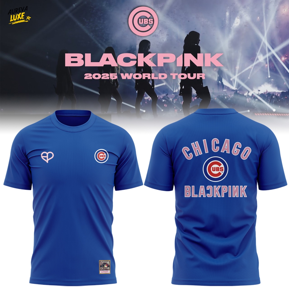 Chicago Cubs x Blackpink Tour 2025 Special T-Shirt Chicago Cubs x Blackpink Tour 2025 Special T-Shirt