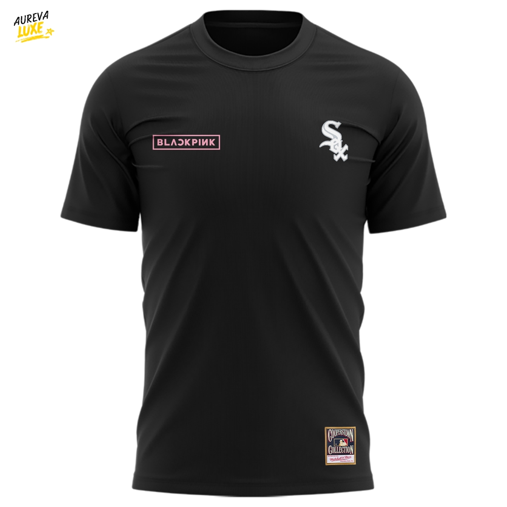 Chicago White Sox x Blackpink 2025 World Tour T-Shirt - Black Chicago White Sox x Blackpink 2025 World Tour T-Shirt - Black