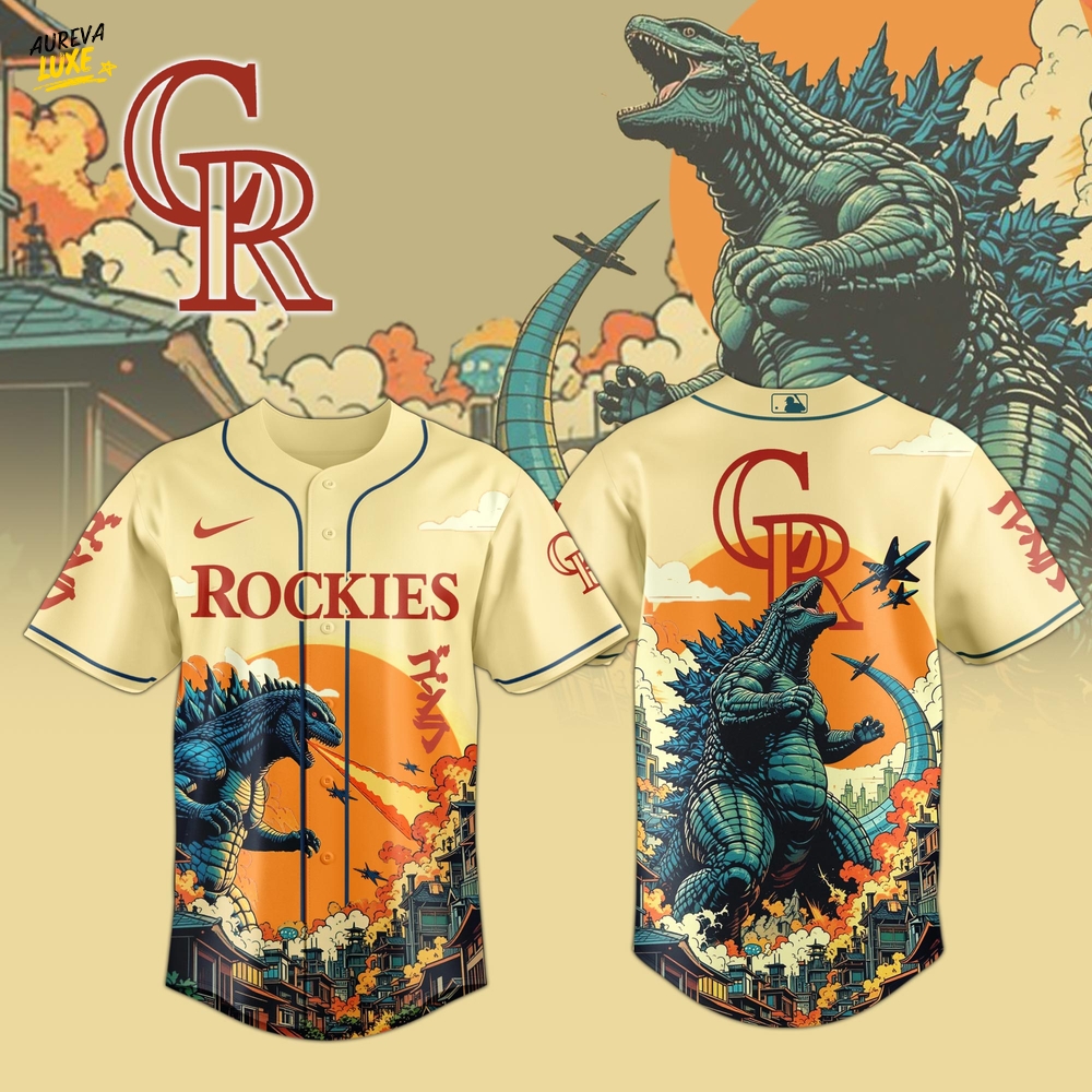 Colorado Rockies Special Godzilla Limited Edition Jersey Colorado Rockies Special Godzilla Limited Edition Jersey