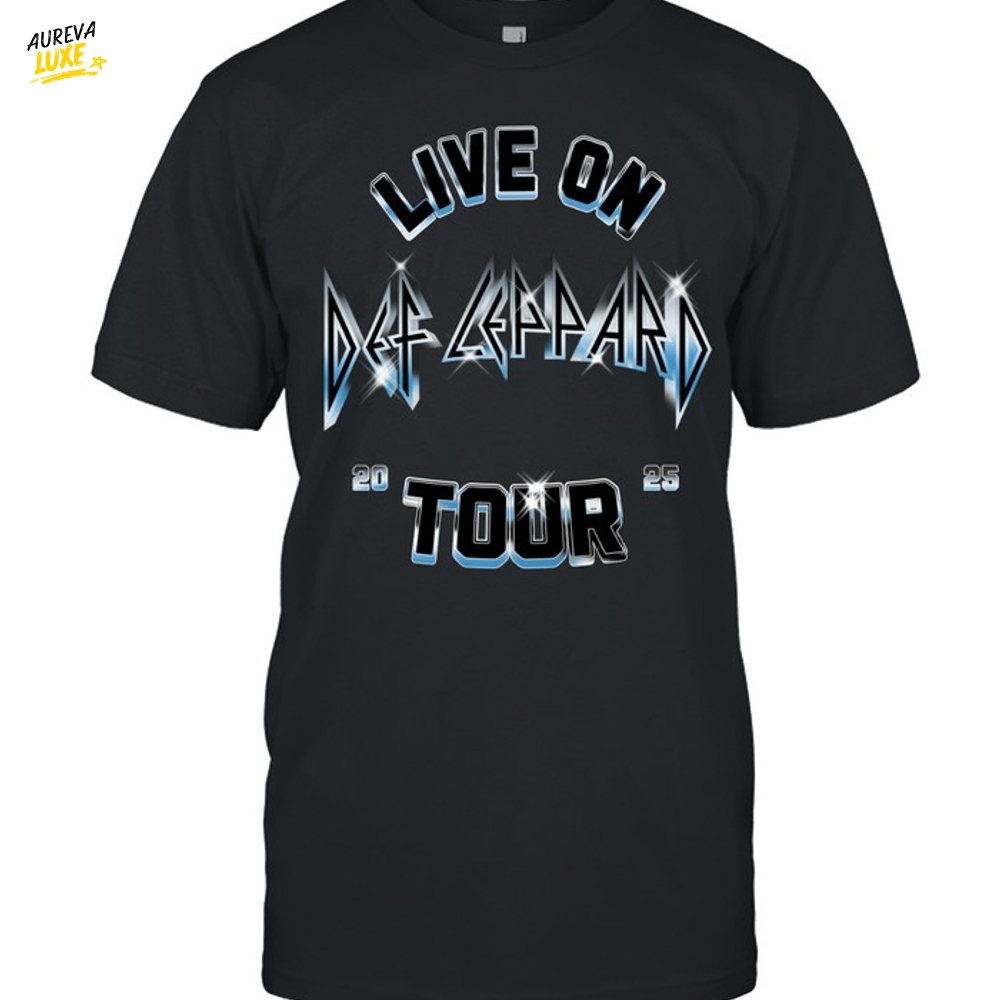 Def Leppard Summer Tour 2025 3D Unisex T-Shirt Def Leppard Summer Tour 2025 3D Unisex T-Shirt