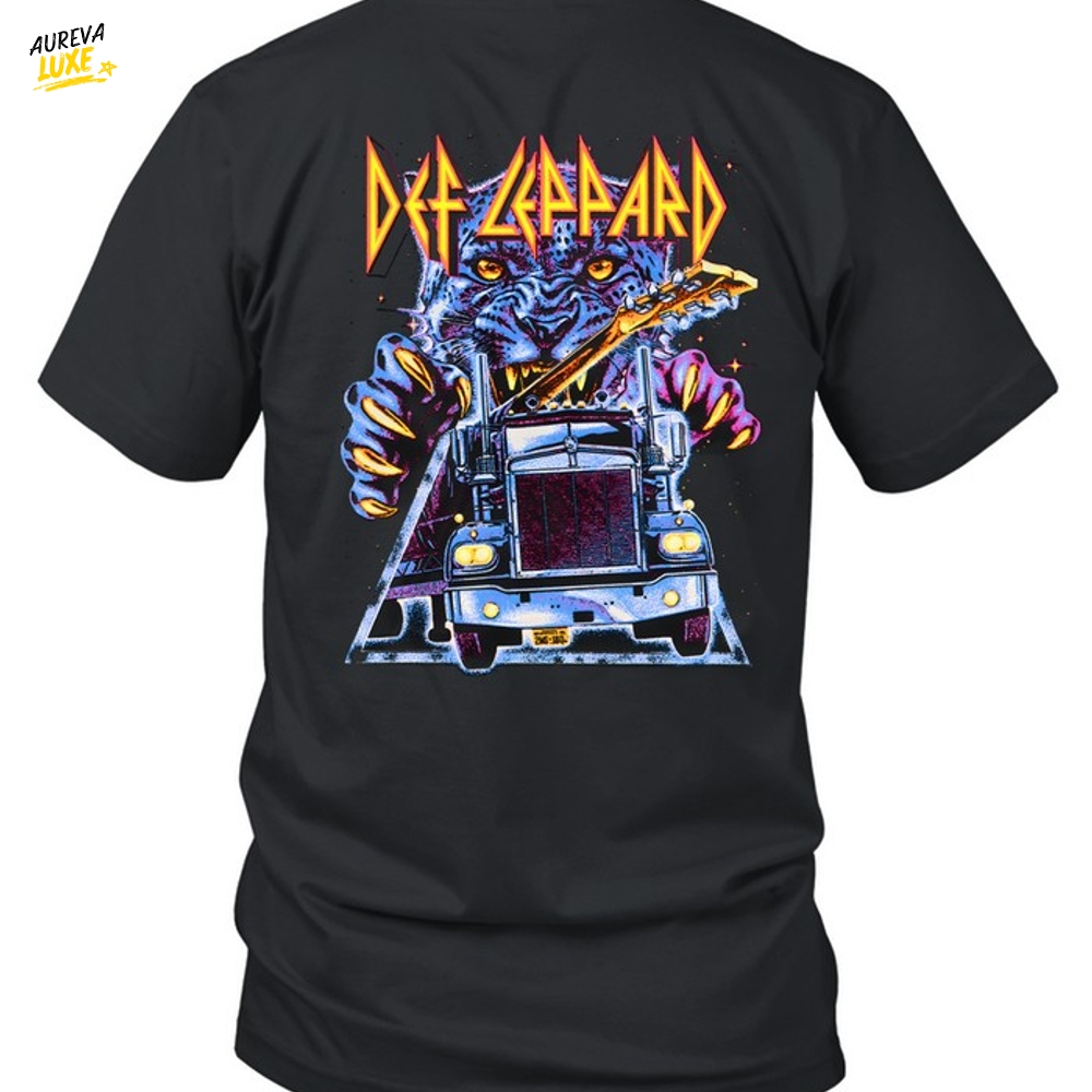 Def Leppard The World Tour 2025ư Unisex T-Shirt Def Leppard The World Tour 2025ư Unisex T-Shirt