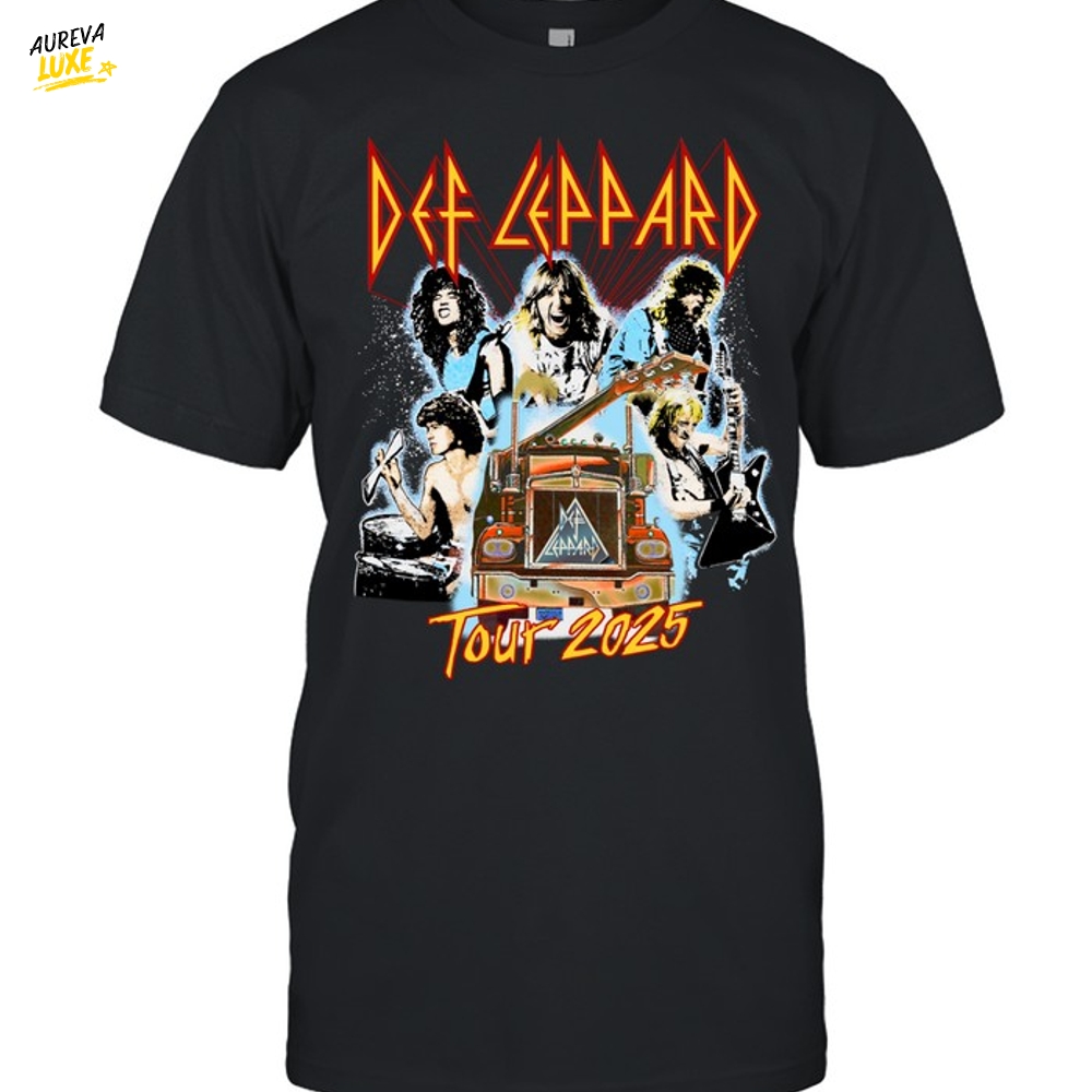 Def Leppard Tour 2025 4 Unisex T-Shirt