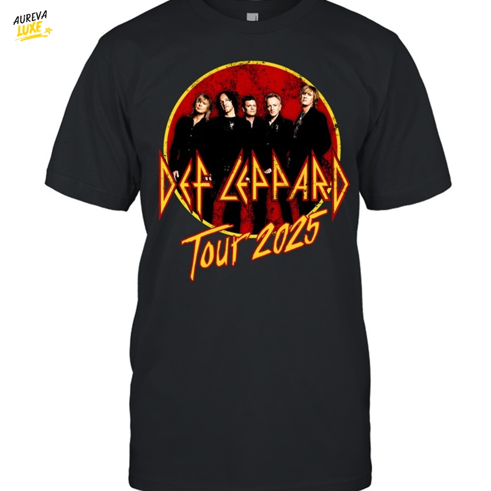 Def Leppard Tour 2025 T-Shirt Def Leppard Tour 2025 T-Shirt