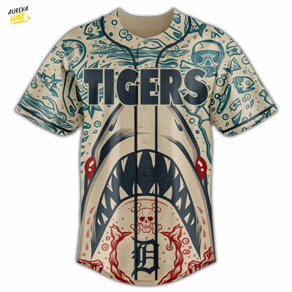 Detroit Tigers x JAWS 50th Limited Edition Jersey Detroit Tigers x JAWS 50th Limited Edition Jersey