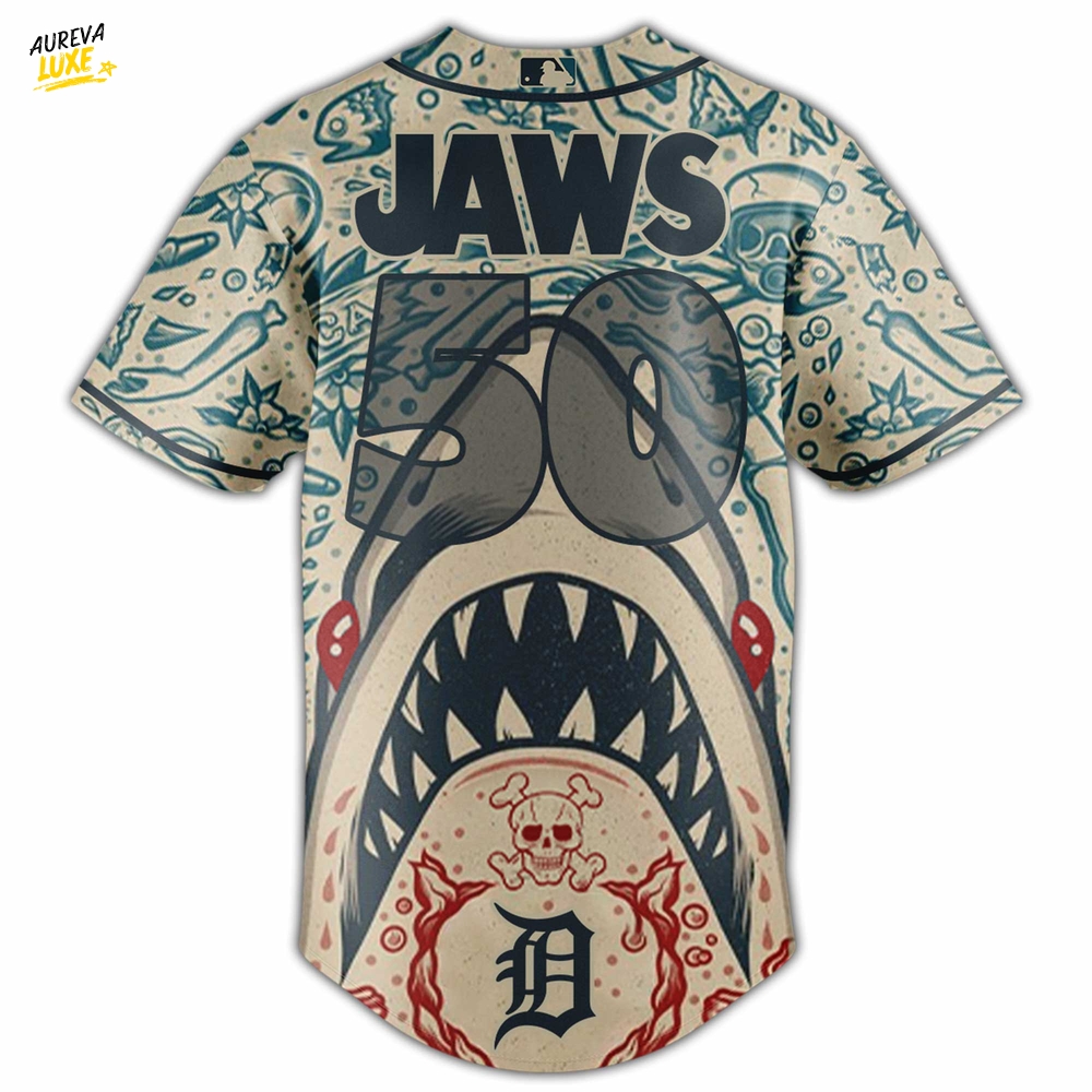 Detroit Tigers x JAWS 50th Limited Edition Jersey Detroit Tigers x JAWS 50th Limited Edition Jersey