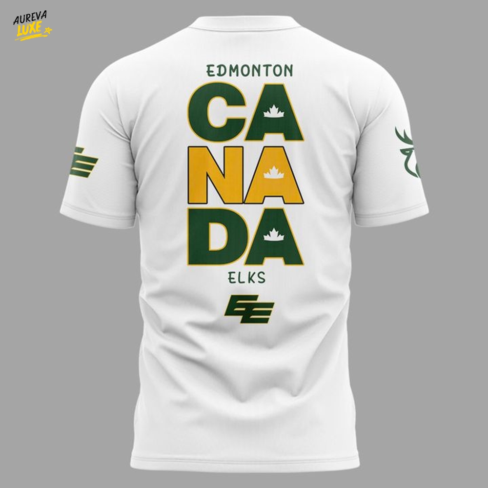 Edmonton Elks Bulletin Mens Canada Limited Edition Tee Edmonton Elks Bulletin Mens Canada Limited Edition Tee