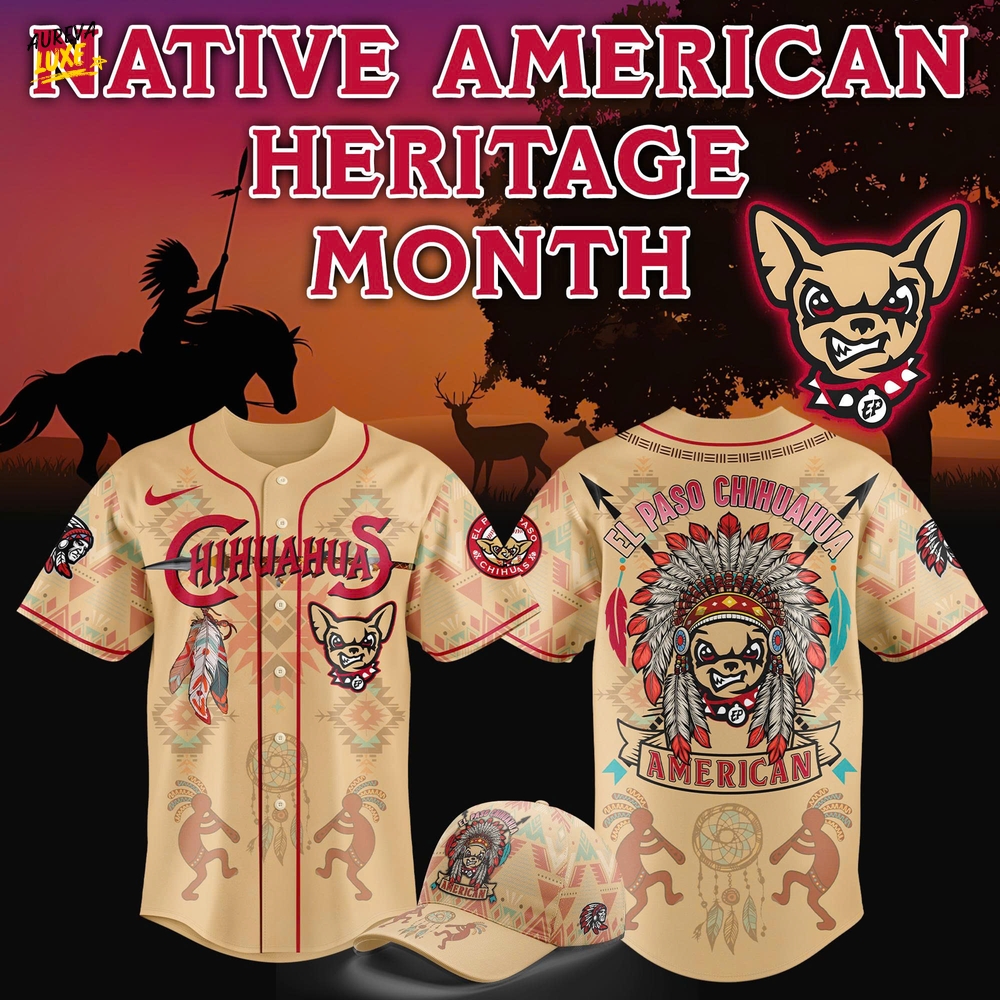 El Paso Chihuahuas x Native American Heritage 2025 Special Jersey El Paso Chihuahuas x Native American Heritage 2025 Special Jersey
