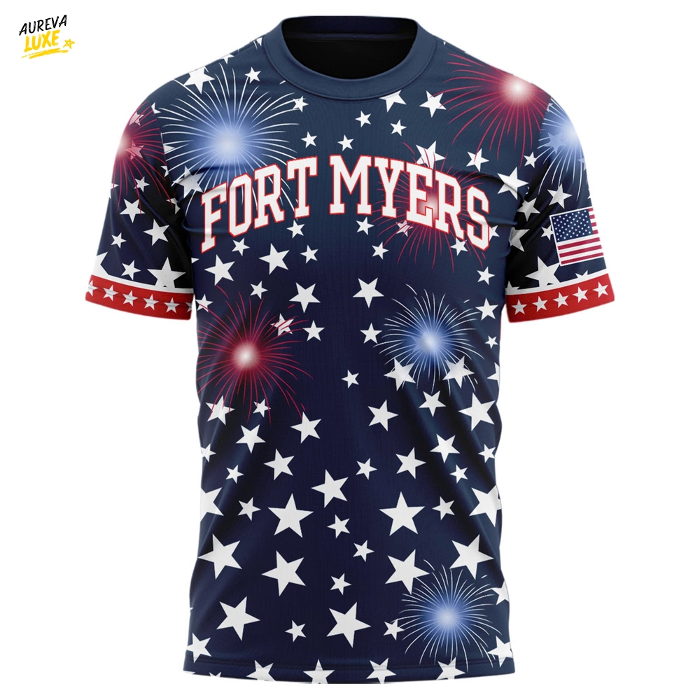 Fort Myers Mighty Mussels Independence Day 2025 T-Shirt Fort Myers Mighty Mussels Independence Day 2025 T-Shirt