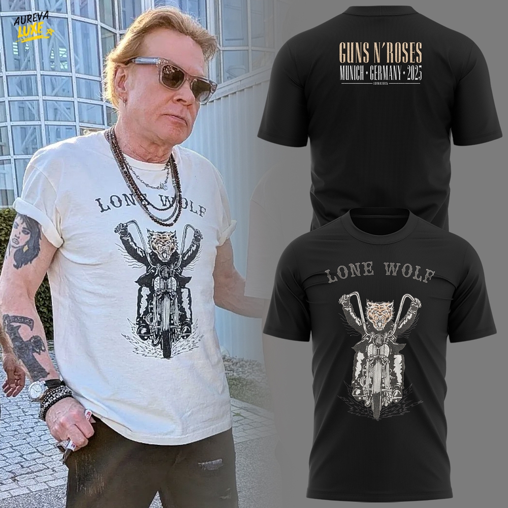 Guns N' Roses Munich Concert Special Black Tee Guns N' Roses Munich Concert Special Black Tee