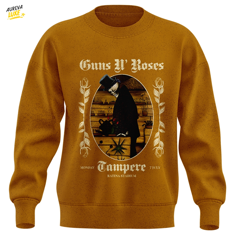 Guns N' Roses World Tour at Tampere Special Sweatshirt for Fans Guns N' Roses World Tour at Tampere Special Sweatshirt for Fans