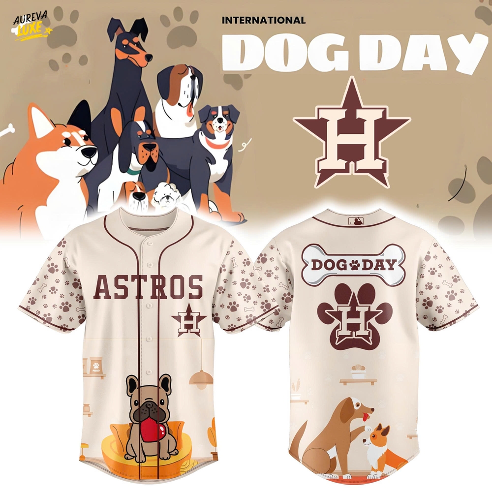 Houston Astros x Dog Day 2025 Limited Baseball Jersey Houston Astros x Dog Day 2025 Limited Baseball Jersey