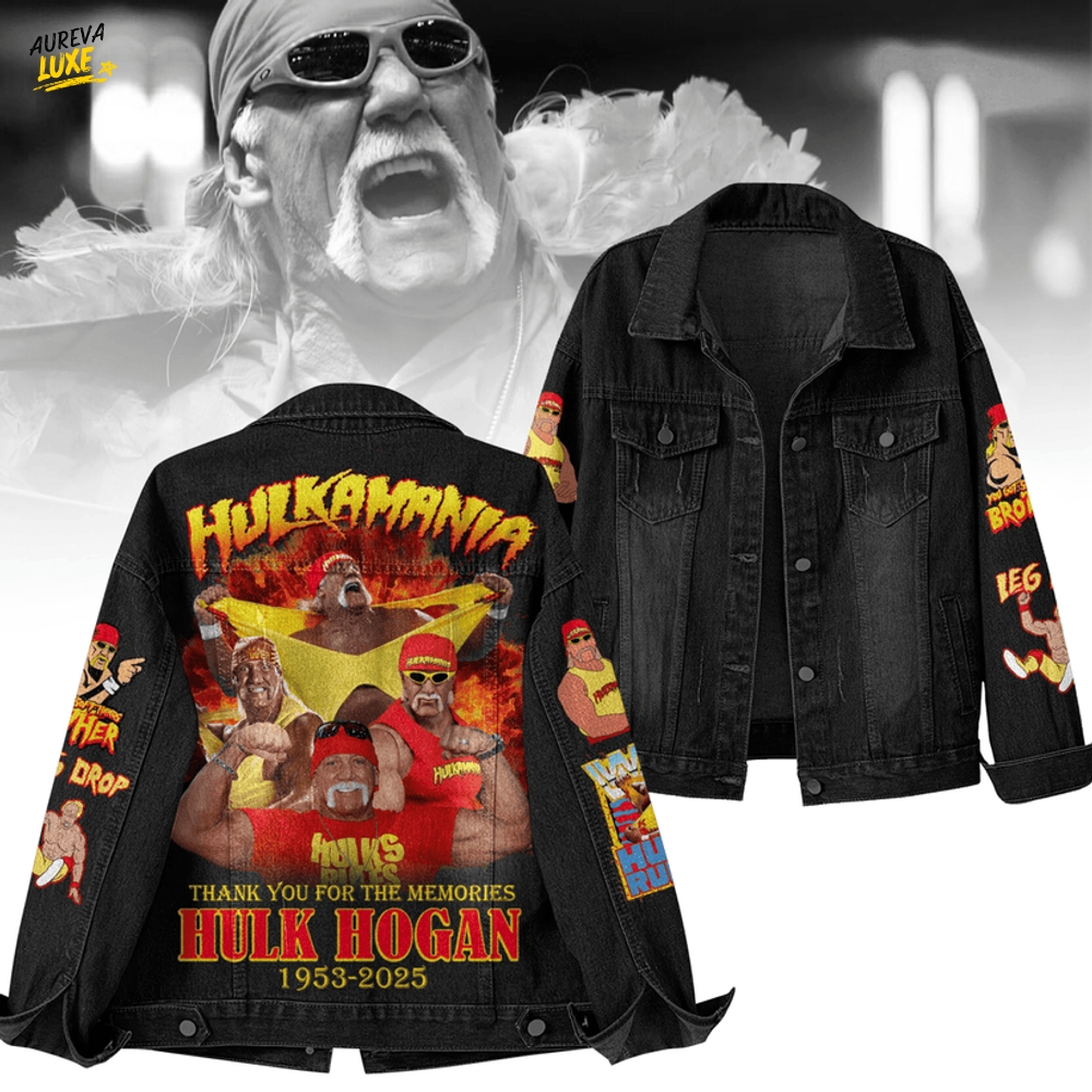 Hulk Hogan "Thank you for the Memories" Special Denim Jacket Hulk Hogan "Thank you for the Memories" Special Denim Jacket