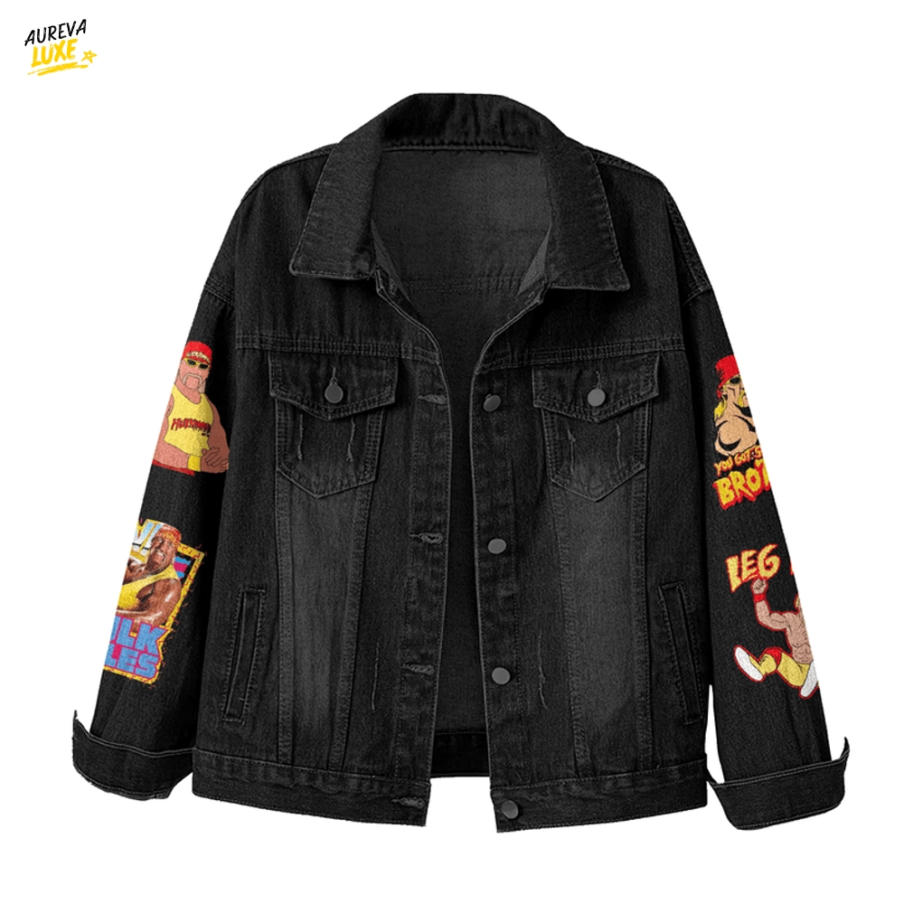 Hulk Hogan "Thank you for the Memories" Special Denim Jacket Hulk Hogan "Thank you for the Memories" Special Denim Jacket
