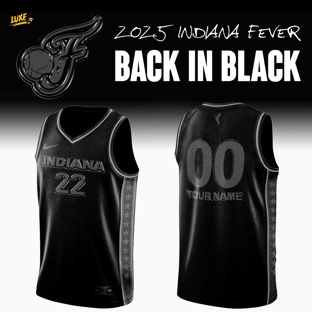 Indiana Fever "Back In Black" Special Basketball Jersey Indiana Fever "Back In Black" Special Basketball Jersey