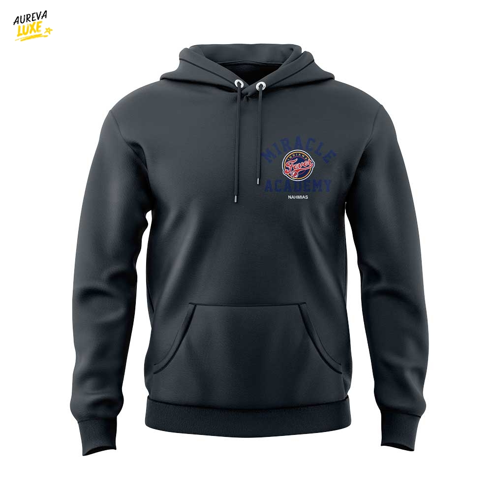 Indiana Fever x Miracle Academy Special Gray Hoodie Indiana Fever x Miracle Academy Special Gray Hoodie