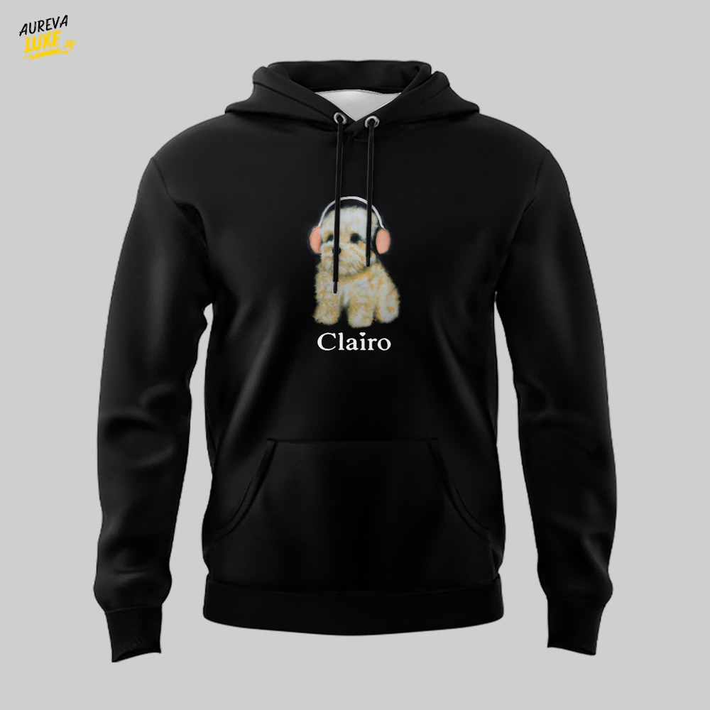 Indie Pop Clairo Puppy Charm Hoodie - Limited Edition Indie Pop Clairo Puppy Charm Hoodie - Limited Edition