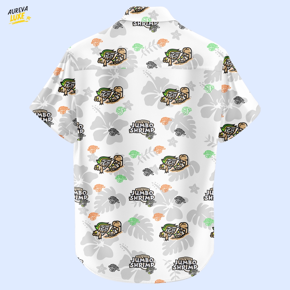 Jacksonville Jumbo Shrimp "Mummy Hawaiian Shirt Jacksonville Jumbo Shrimp "Mummy Hawaiian Shirt