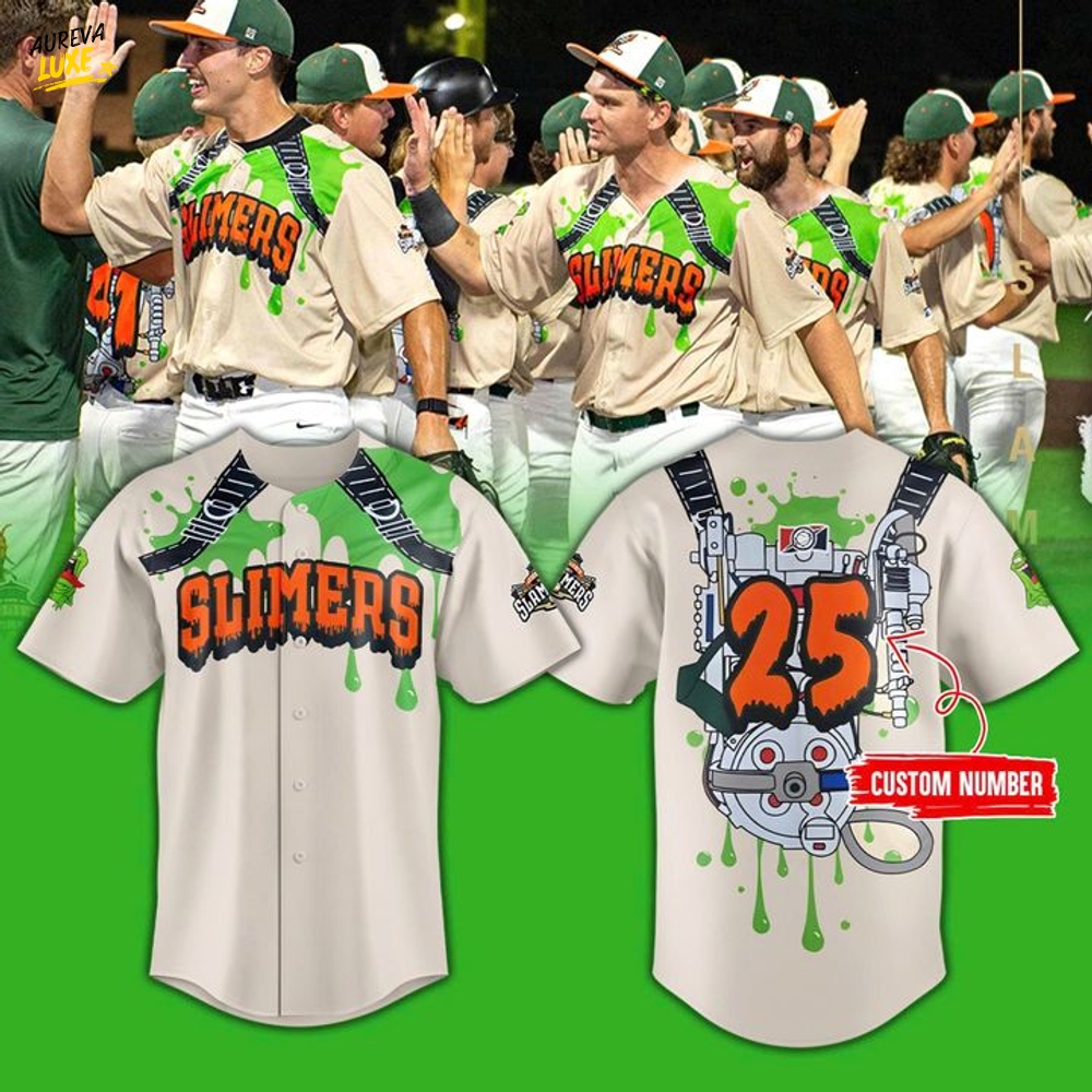 Joliet Slammers Slimers Special New 2025 Custom Baseball Jersey Joliet Slammers Slimers Special New 2025 Custom Baseball Jersey