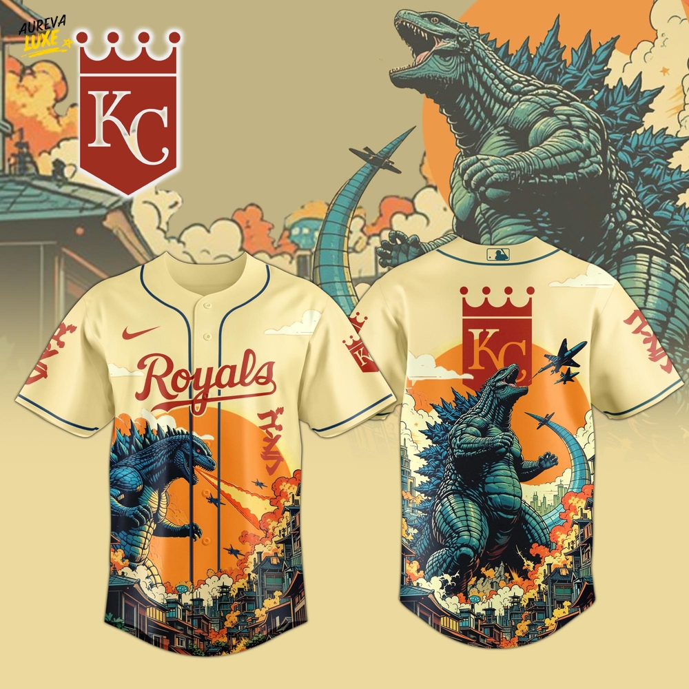Kansas City Royals Special Godzilla Limited Edition Jersey Kansas City Royals Special Godzilla Limited Edition Jersey