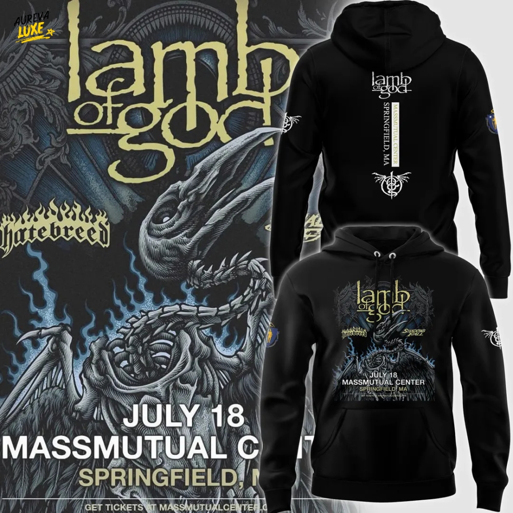 Lamb of God tour 2025 Hoodie Lamb of God tour 2025 Hoodie