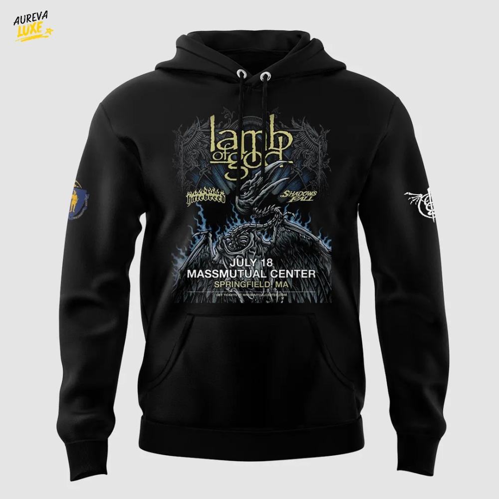 Lamb of God tour 2025 Hoodie Lamb of God tour 2025 Hoodie