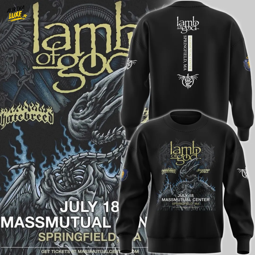Lamb of God tour 2025 Sweatshirt Lamb of God tour 2025 Sweatshirt