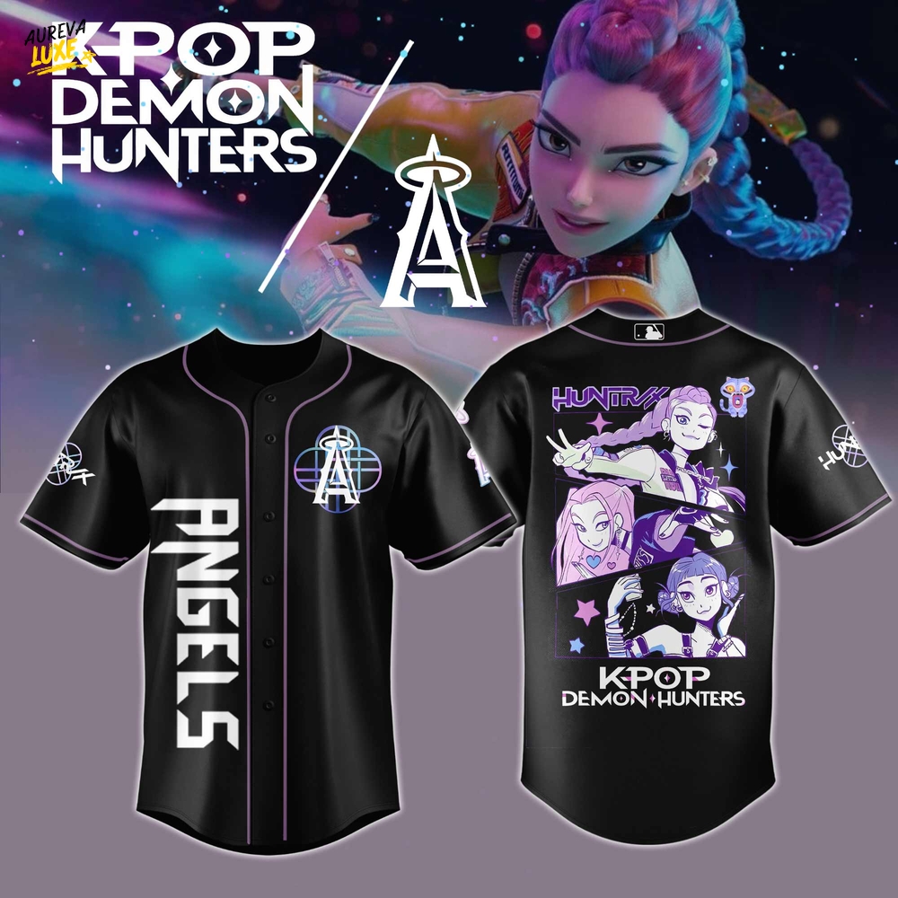 Los Angeles Angels MLB x KPop Demon Hunters 2025 Jersey Los Angeles Angels MLB x KPop Demon Hunters 2025 Jersey