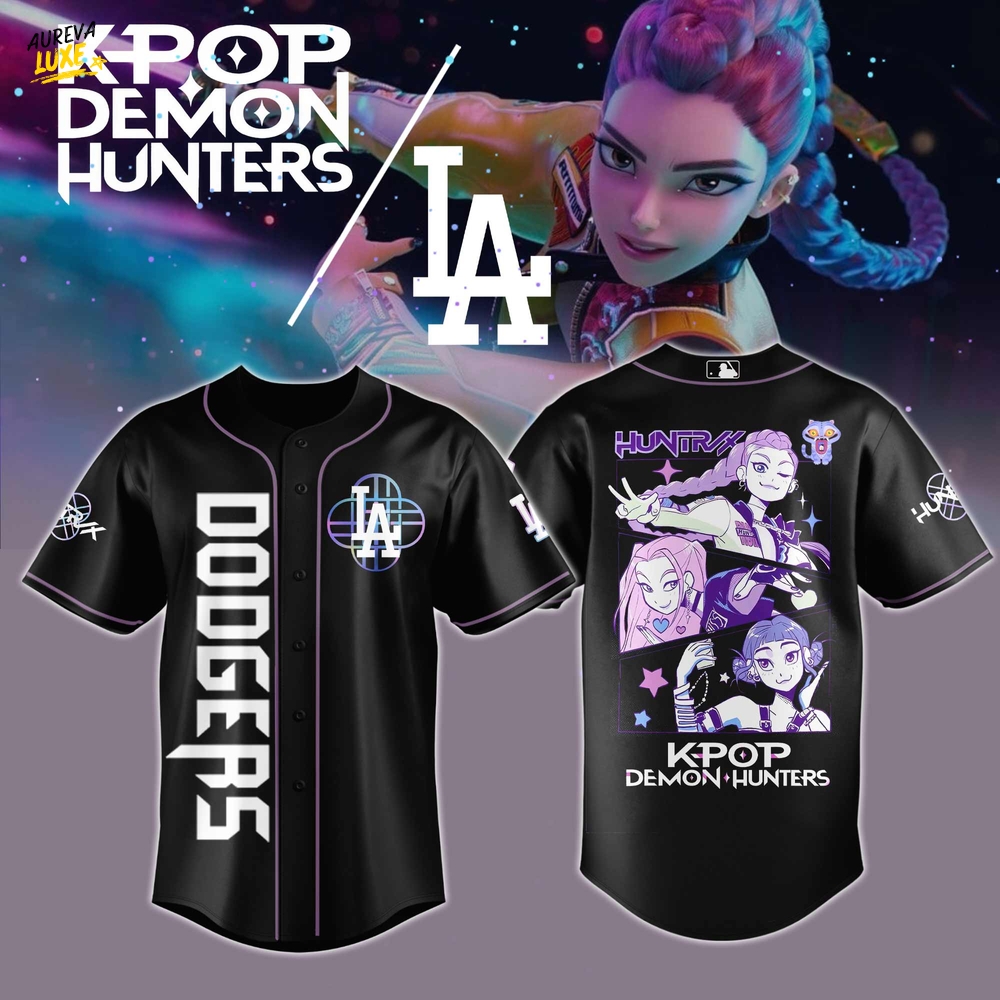 Los Angeles Dodgers MLB x KPop Demon Hunters 2025 Jersey Los Angeles Dodgers MLB x KPop Demon Hunters 2025 Jersey