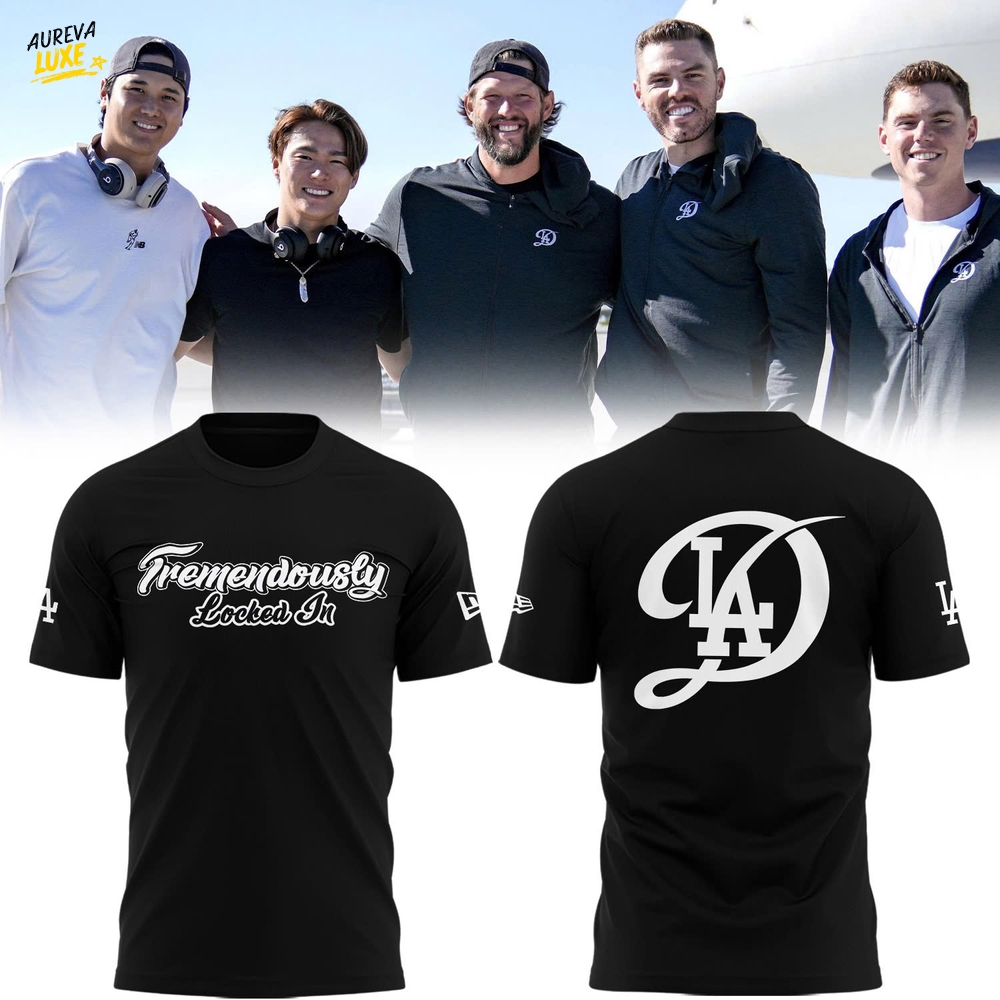 Los Angeles Dodgers "Tremendously Locked In" Special Tee Los Angeles Dodgers "Tremendously Locked In" Special Tee