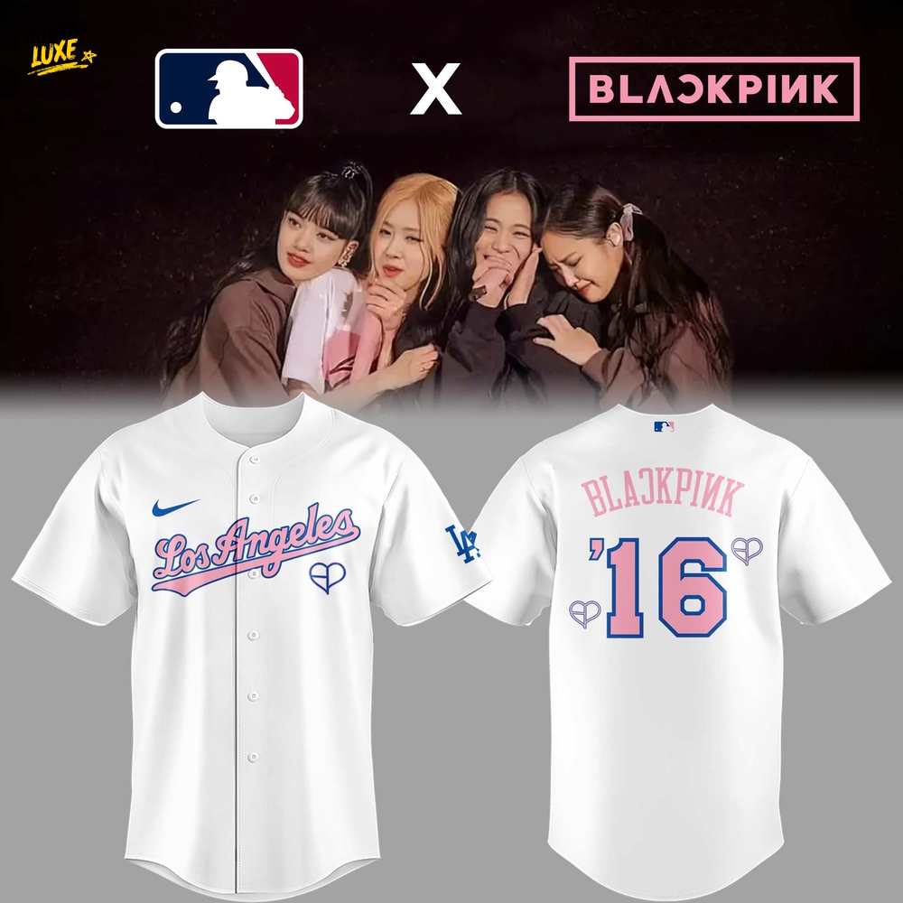 Los Angeles Dodgers x BlackPink Tour 2025 Limited Edition Jersey Los Angeles Dodgers x BlackPink Tour 2025 Limited Edition Jersey