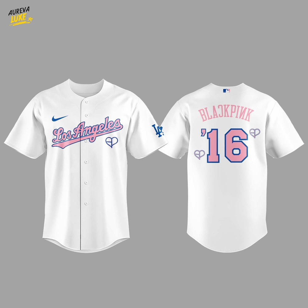 Los Angeles Dodgers x BlackPink Tour 2025 Limited Edition Jersey Los Angeles Dodgers x BlackPink Tour 2025 Limited Edition Jersey