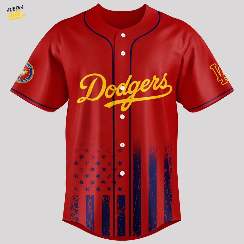 Los Angeles Dodgers x Marine 250th Birthday Jersey Los Angeles Dodgers x Marine 250th Birthday Jersey