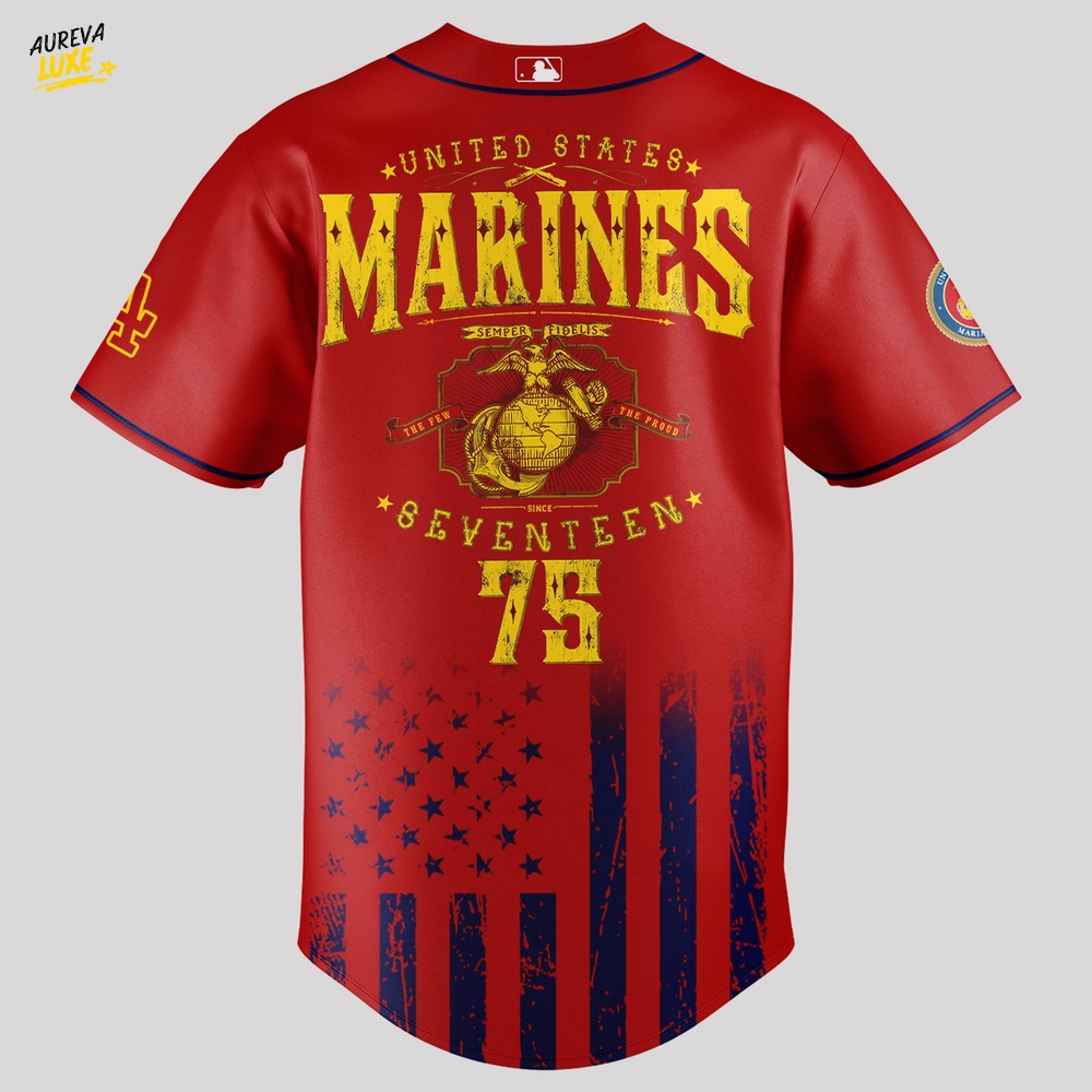 Los Angeles Dodgers x Marine 250th Birthday Jersey Los Angeles Dodgers x Marine 250th Birthday Jersey