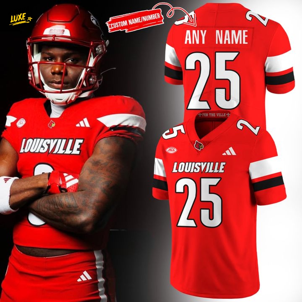 Louisville Cardinals 25 Special Edition Red Football Jersey Louisville Cardinals 25 Special Edition Red Football Jersey