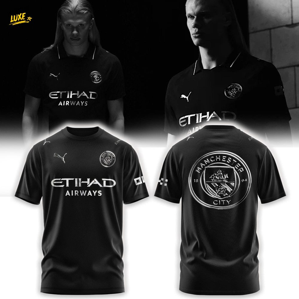 Manchester City Origin 25/26 Away Kit Black Limited Edition Shirt Manchester City Origin 25/26 Away Kit Black Limited Edition Shirt