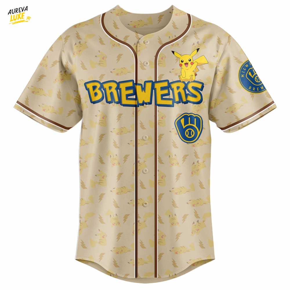 Milwaukee Brewers x GO Master Limited Edition Baseball Jersey Milwaukee Brewers x GO Master Limited Edition Baseball Jersey