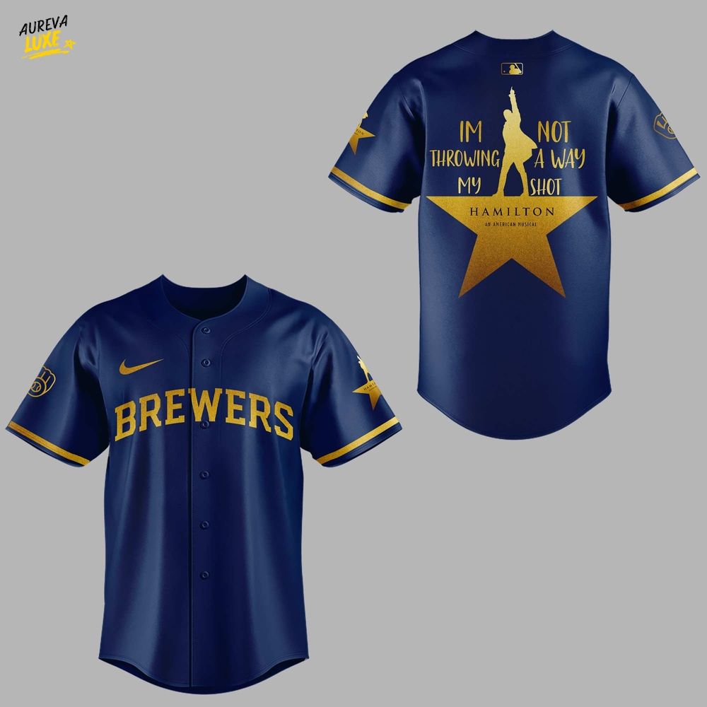 Milwaukee Brewers x Hamilton Night 2025 Limited Edition Jersey Milwaukee Brewers x Hamilton Night 2025 Limited Edition Jersey