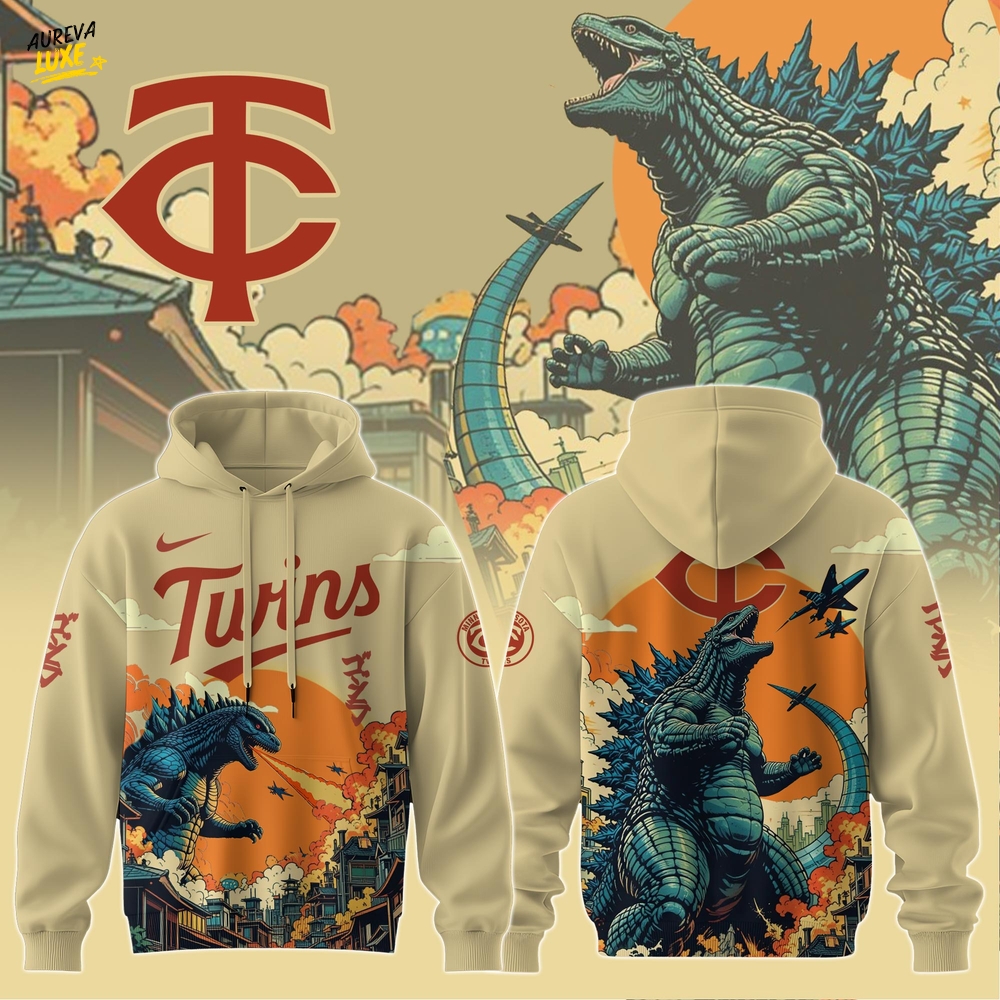 Minnesota Twins Special Godzilla Limited Edition Hoodie Minnesota Twins Special Godzilla Limited Edition Hoodie