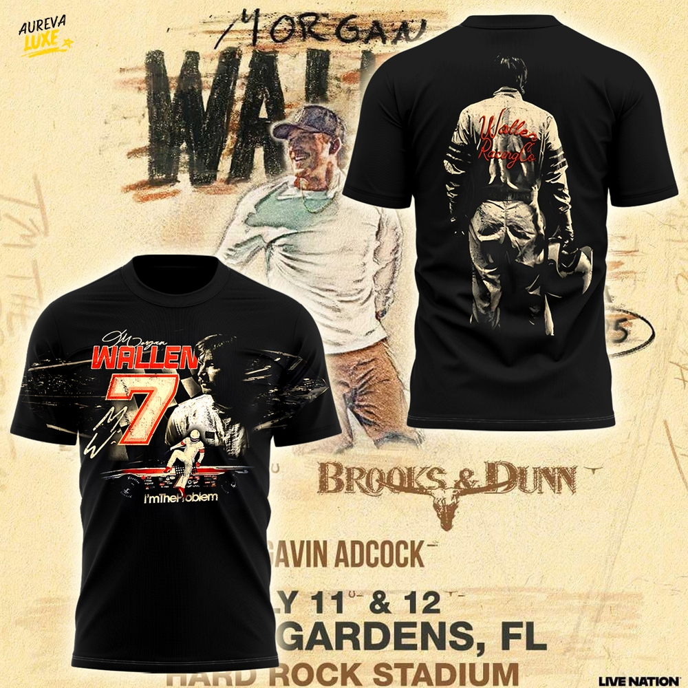 Morgan Wallen "I'm The Problem Tour" 2025 Limited Edition T-Shirt Morgan Wallen "I'm The Problem Tour" 2025 Limited Edition T-Shirt